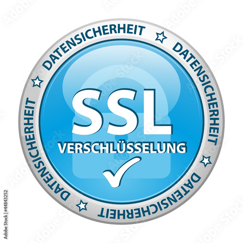 SSL Verschlüsselung - Button photo