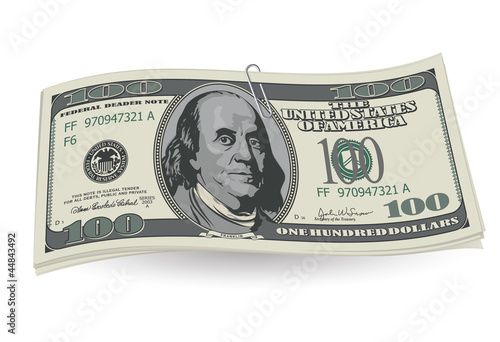 Dollars with clip