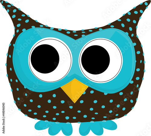 blue dotted owl