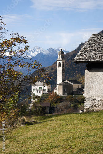 Soglio in Bregaglia region - Switzerland