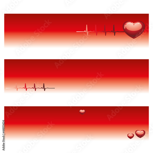 Herz Banner Valentinstag