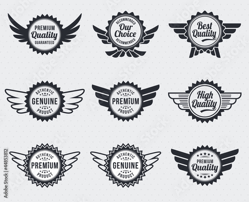 Vintage Styled Premium Quality labels