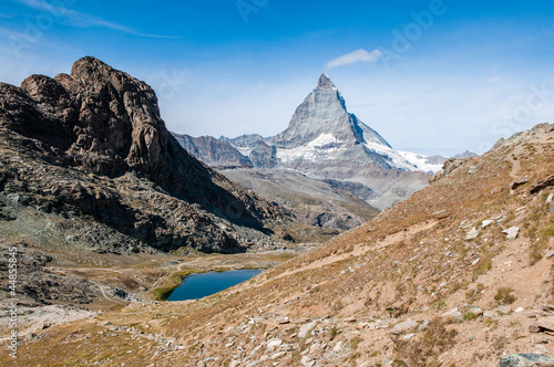 Matterhorn, Riffelhorn und Riffelsee