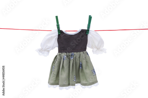Dirndl auf der Leine
