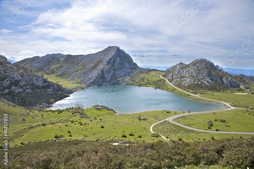 Enol lake in Asturias