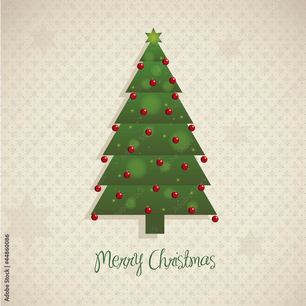 Naklejka premium Christmas tree