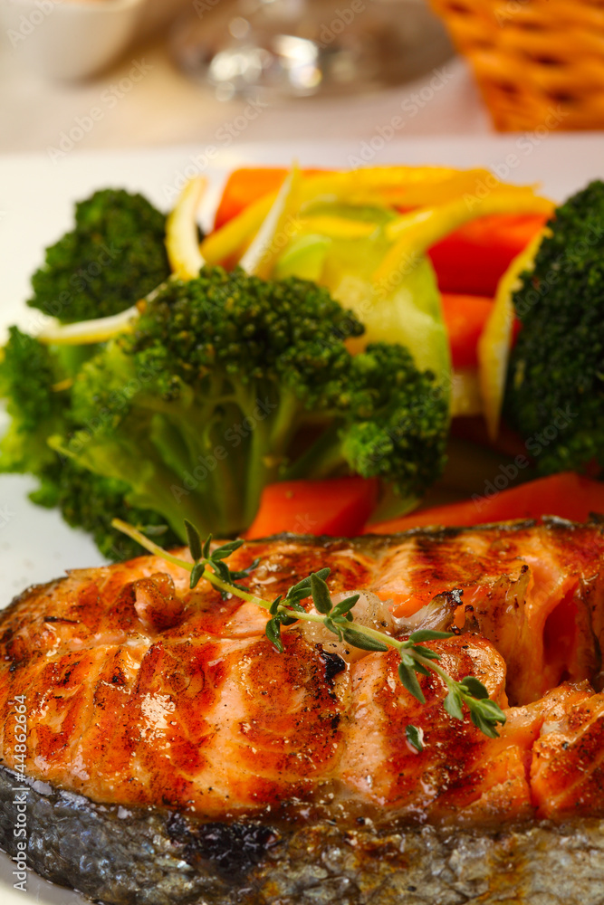 Delicious Salmon grilled Delicious Salmon grilled