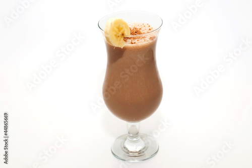 Chocolate banana milkshake