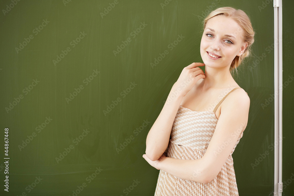 Teacher at school Teacher at school