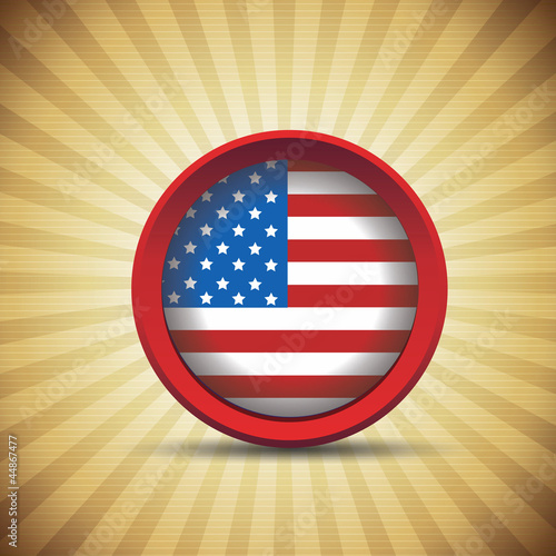 USA retro vintage flag