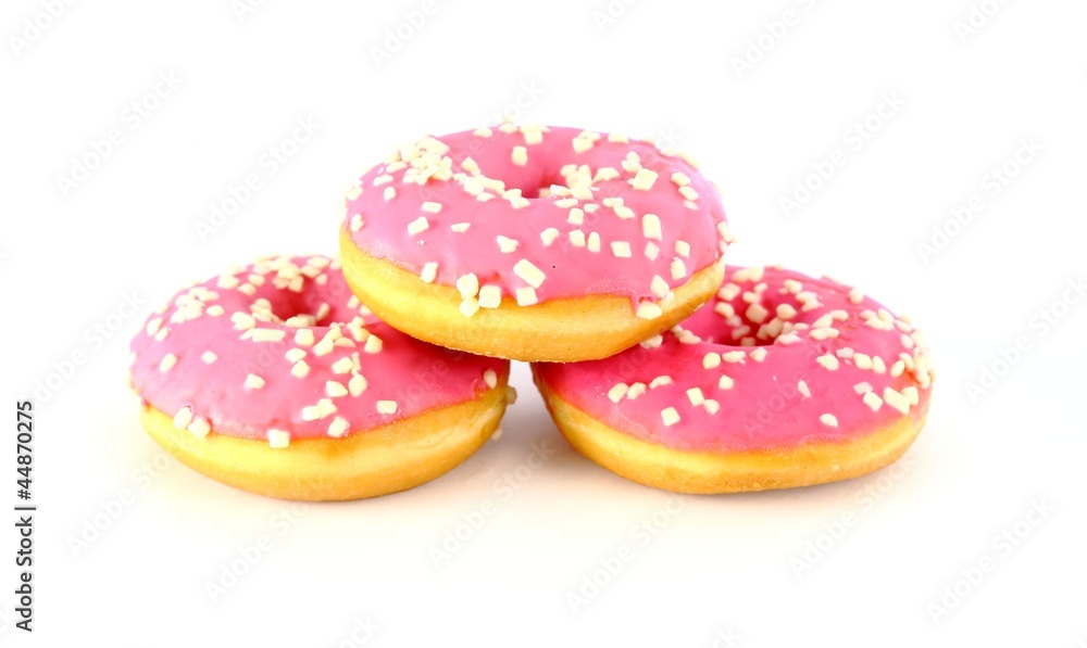 Stapel Rosa Donuts Stapel Rosa Donuts