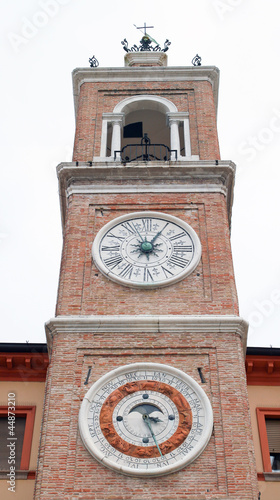 The clock in the tower, Venice