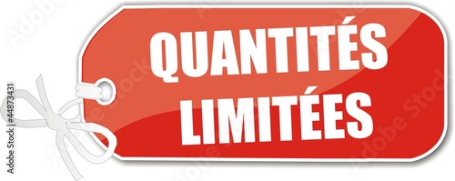 étiquette quantité limitée