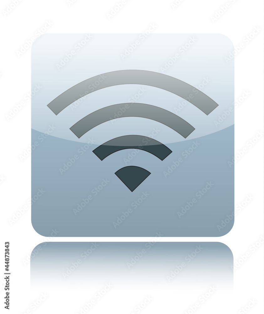 Gray glossy wireless or wifi Gray glossy wireless or wifi