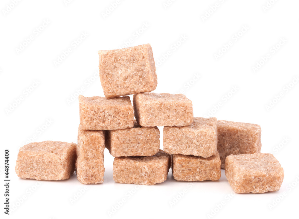 Lump brown cane sugar cubes Lump brown cane sugar cubes