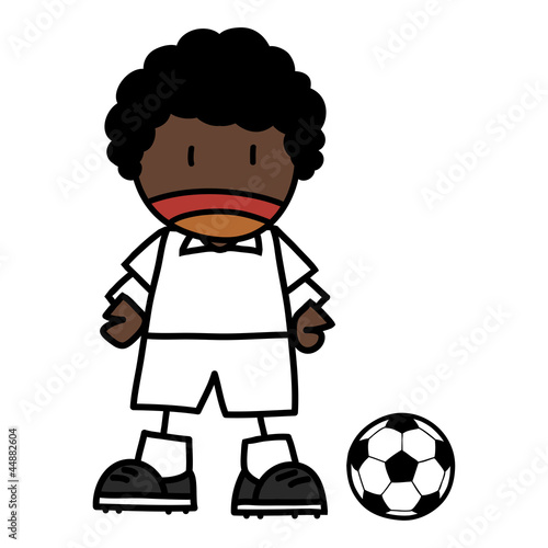 Soccer player cartoon photo