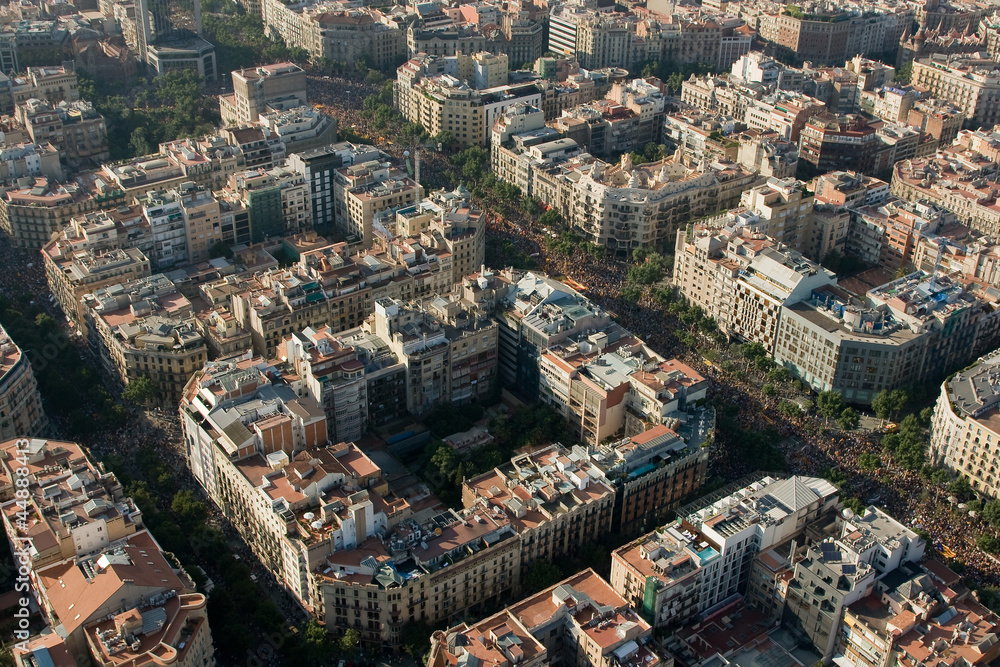 Barcelona from the air