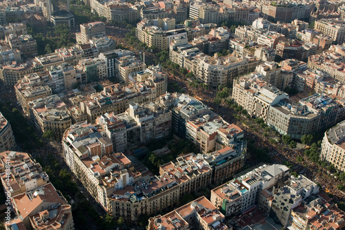 Barcelona from the air #44888413