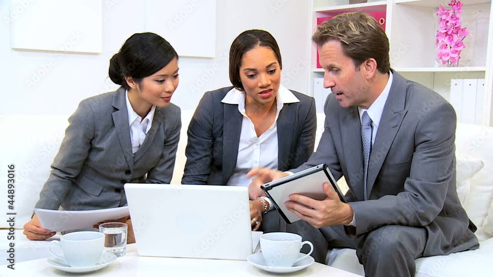 Male Caucasian Business Executive Informal Meeting Male Caucasian Business Executive Informal Meeting
