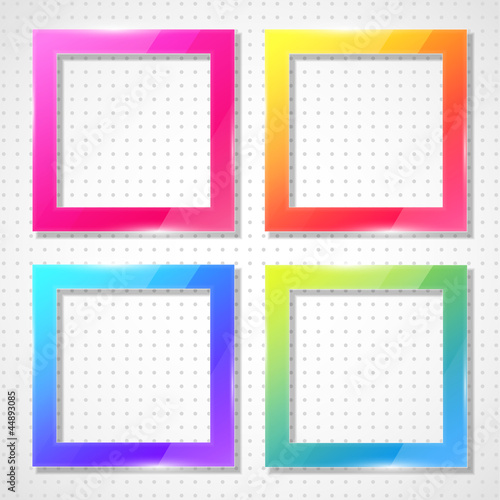 colorful vector frames