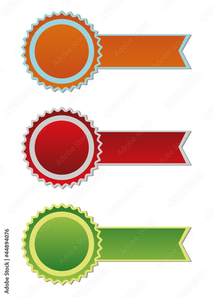 set of three color award ribbons set of three color award ribbons