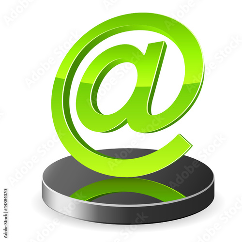 e-Mail Zeichen 3D