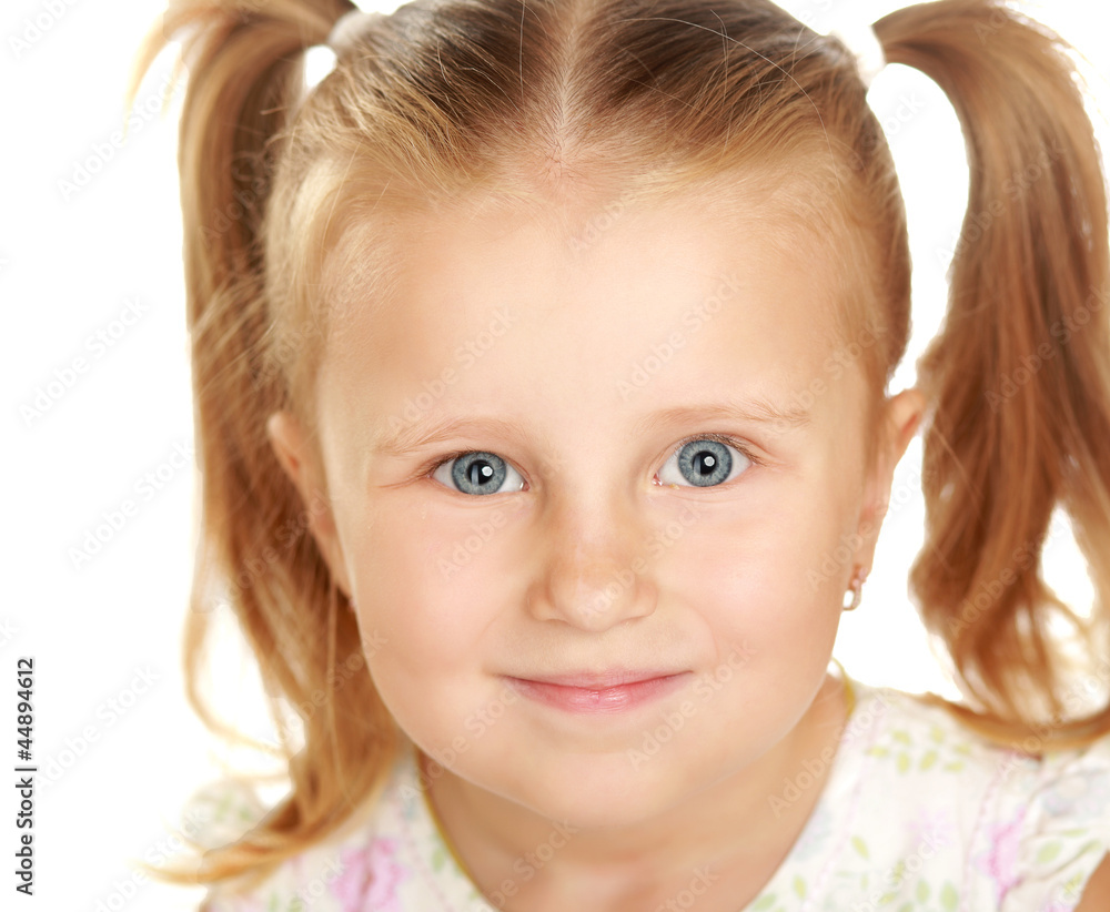 Portrait of a beautiful little girl close-up Portrait of a beautiful little girl close-up