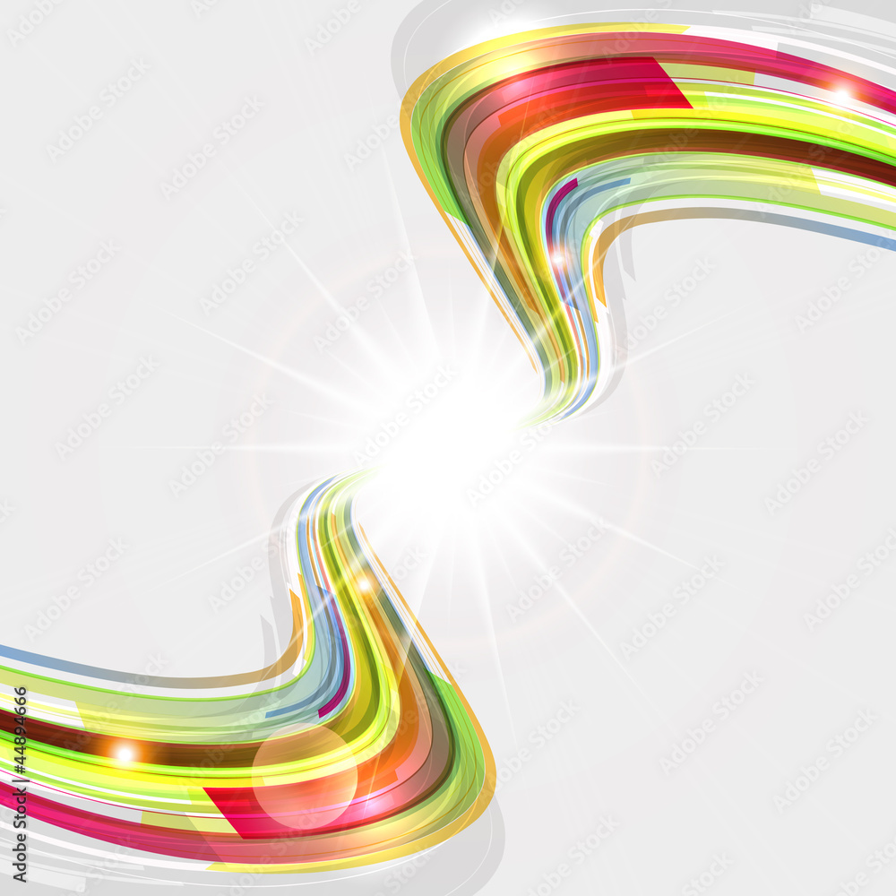 Abstract background with bent lines. Abstract background with bent lines.