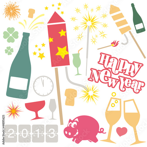 new year vectors