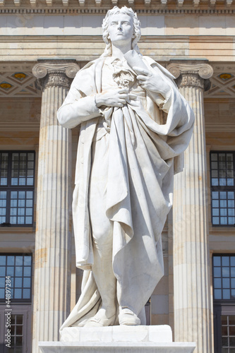 Friedrich Schiller statue in Gendarmenmarkt, Berlin