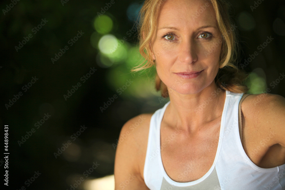 woman in fitness clothes woman in fitness clothes