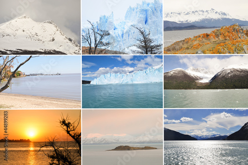 Collage Of Beautiful Argentina Landscape