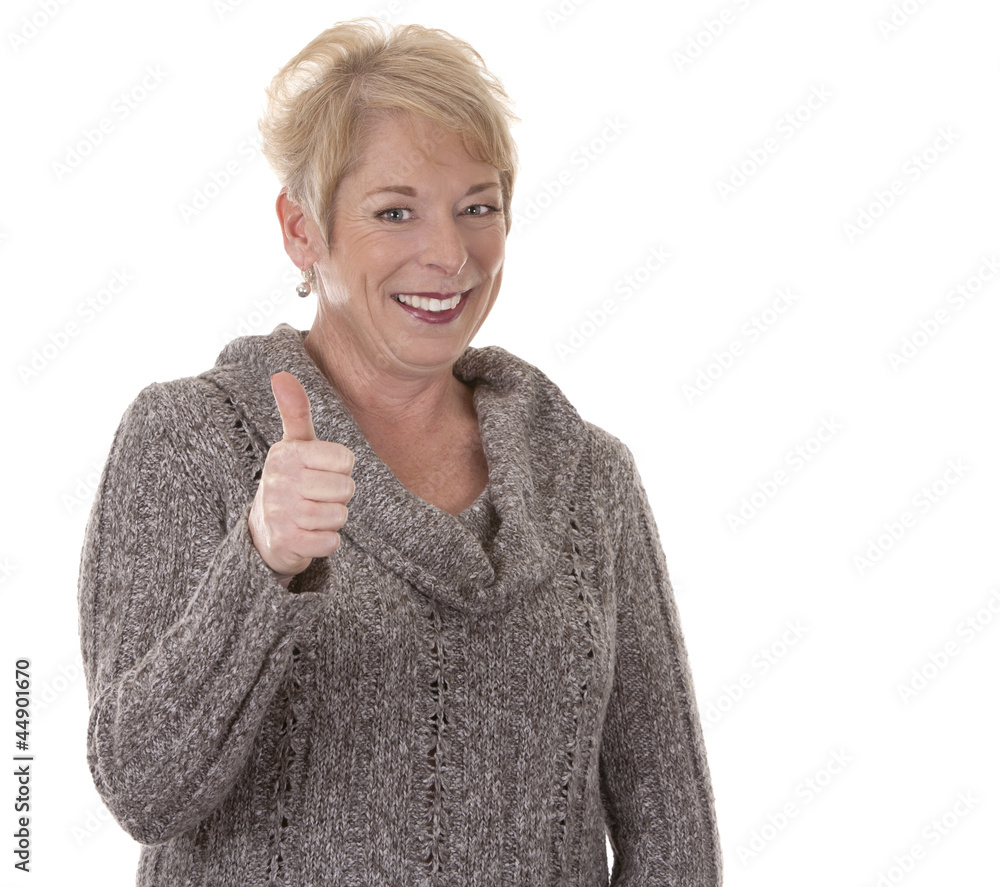 woman showing thumbs up woman showing thumbs up