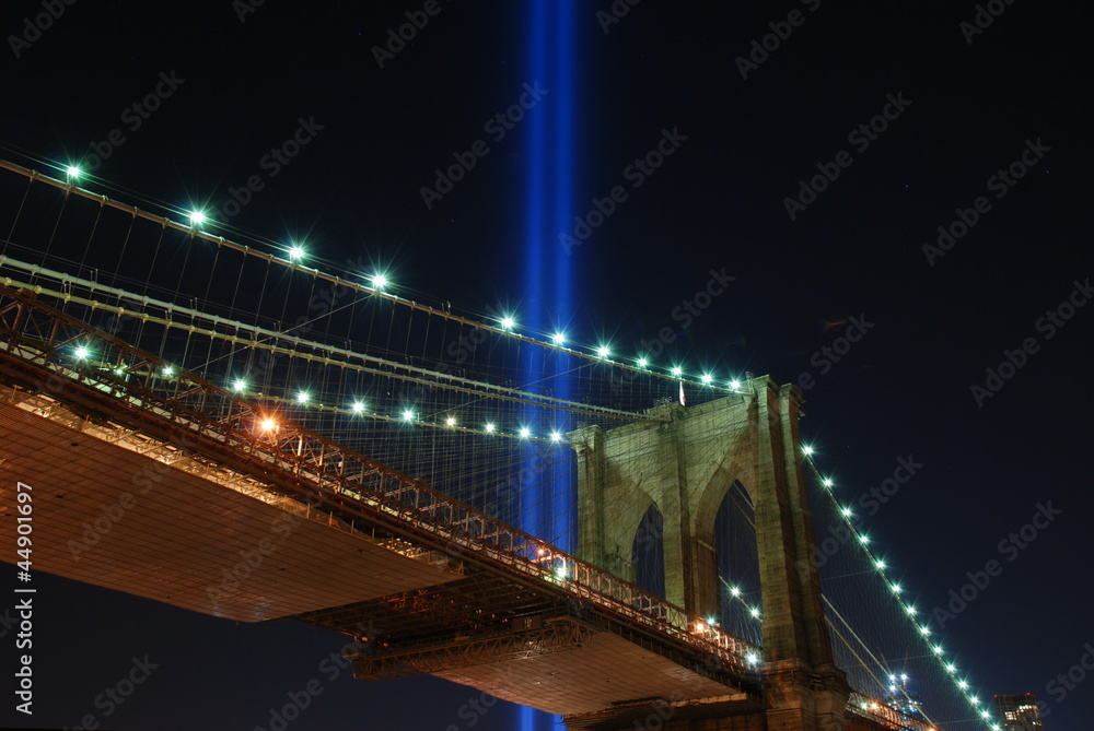 Fototapeta Tribute - Brooklyn Bridge
