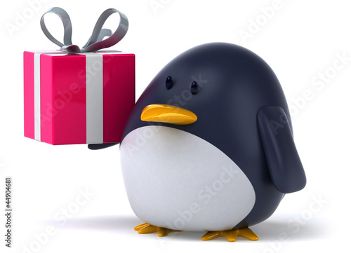 Canvas Print Fun penguin