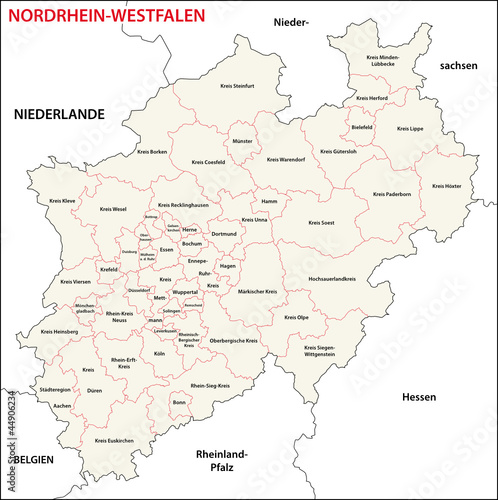 Nordrhein-Westfalen  Landkreise
