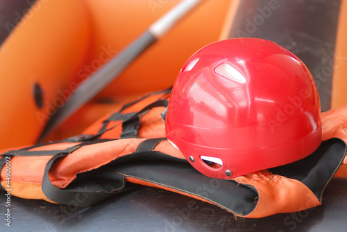 Equipment for rafting photo