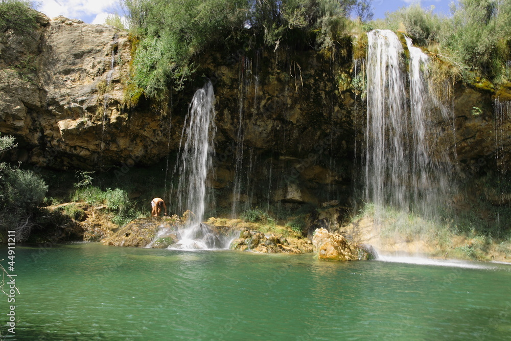 Naklejka premium CASCADA DE SAN PEDRO EN ARAGON
