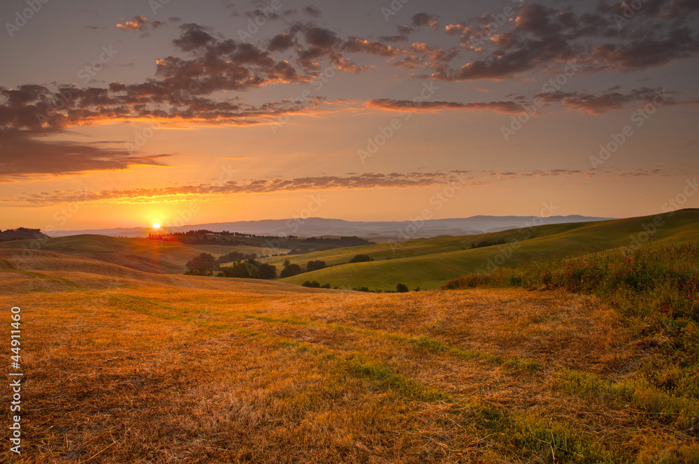 Early morning light  in the Tuscany region of Italy