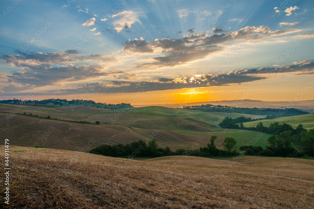 Early morning light in the Tuscany region of Italy Early morning light in the Tuscany region of Italy