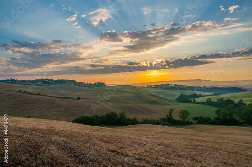 Early morning light  in the Tuscany region of Italy