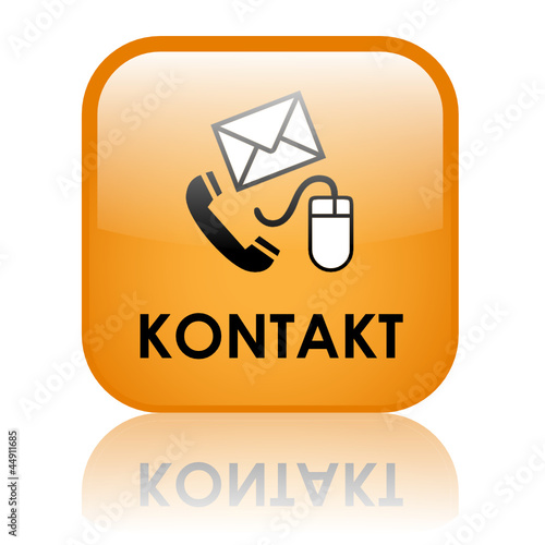 "KONTAKT" Button (Kundenservice Hotline Rufen Sie Uns Knopf Web)