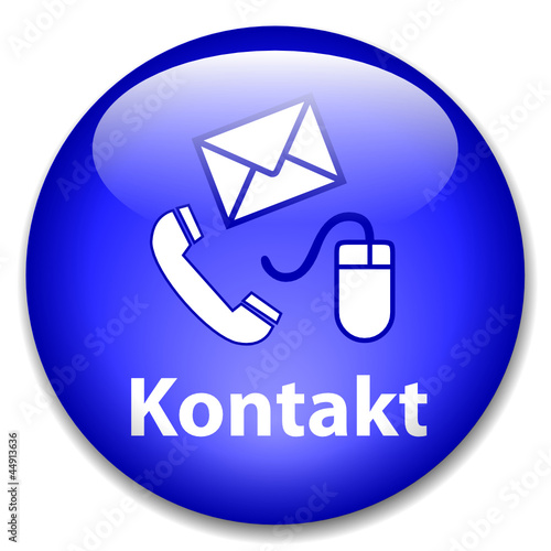 "KONTAKT" Button (Rufen Sie Uns Kundenservice Web Hotline Knopf)