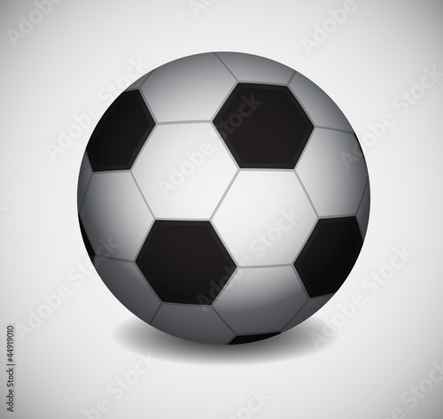 Icon of soccer ball. EPS10 vector