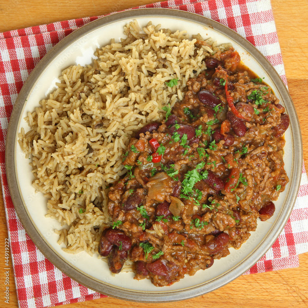 Chilli Con Carne with Brown Rice Chilli Con Carne with Brown Rice