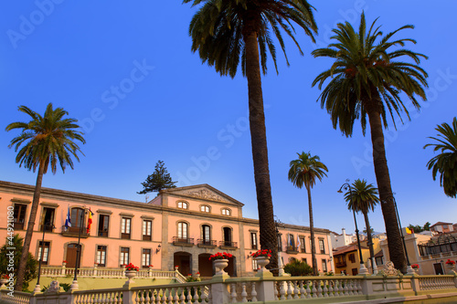Ayuntamiento square in La Orotava Tenerife © lunamarina