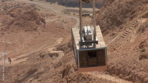 cableway on Masada