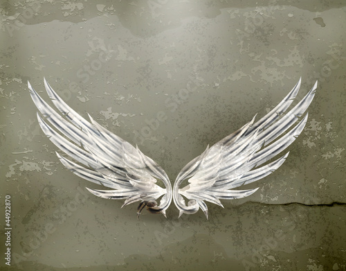 Wings white old-style