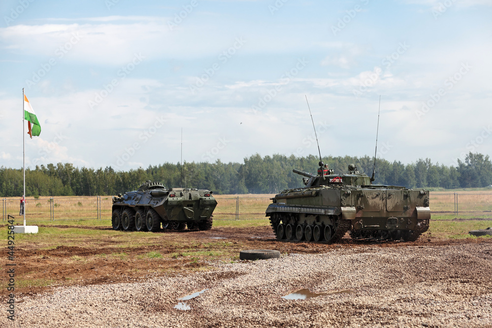 Fototapeta premium The military show