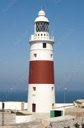 View of the port light of Gibraltar